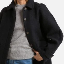 Soeur Manteau Mi-long En Laine SIMBA -Soeur 09929e156b0f312a69093305aa42eada