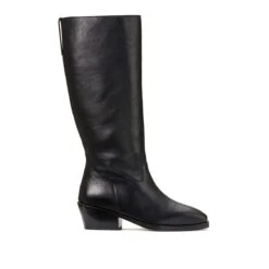 Soeur Bottes En Cuir Talon Large BERGAM