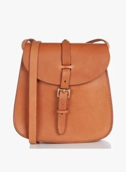 LE SAB - Mini Besace à Boucle En Cuir | Marron