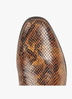 Soeur ECAILLE - Bottines En Cuir Imprimé Python | Marron -Soeur 2642908