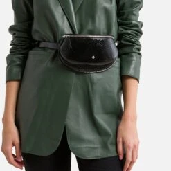 Sac Banane En Cuir Verni LA NANE VERNIS