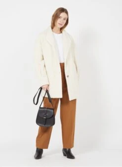 LE SAB MEDIUM - Sac Bandoulière En Cuir | Noir -Soeur 3128161