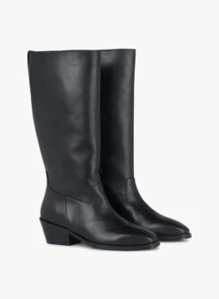 Soeur BERGAM - Bottes à Talon En Cuir | Noir -Soeur 3156978