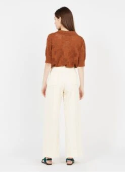 Soeur HARRY - Pantalon Large Taille Haute En Twill De Coton | Beige 19 Soeur HARRY - Pantalon Large Taille Haute En Twill De Coton | Beige -Soeur 3322355