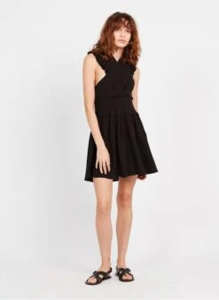 Soeur Sandales Plates En Cuir | Noir -Soeur 3461217