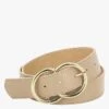 LA BULLE - Ceinture En Cuir De Vachette | Beige