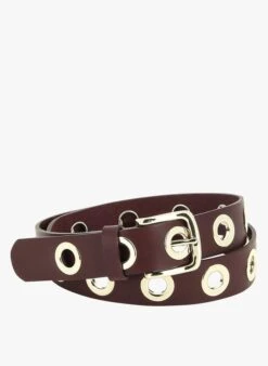 LA GRANDE KELLER - Ceinture En Cuir De Bovin | Rouge