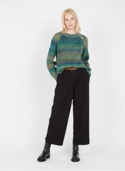 LA BULLE - Ceinture à Boucle En Cuir Velours | Marron -Soeur 3773443