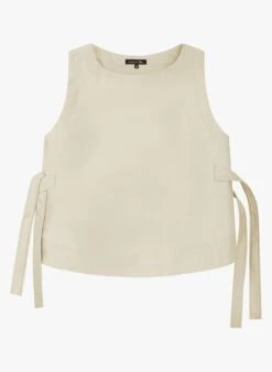 Soeur TISHKA - Top Col Rond En Toile De Coton | Beige 9 Soeur TISHKA - Top Col Rond En Toile De Coton | Beige -Soeur 3984841