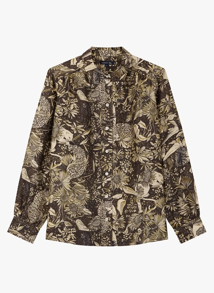 Soeur LUCRECE - Chemise En Doupion De Soie Imprimée | Multicolore 3 Soeur LUCRECE - Chemise En Doupion De Soie Imprimée | Multicolore – Image 3