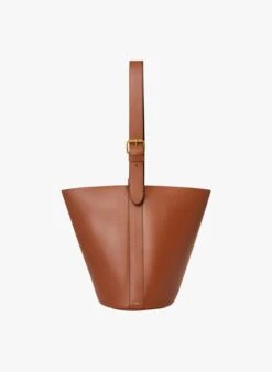 Soeur SAUL - Grand Sac Seau En Cuir Souple | Marron
