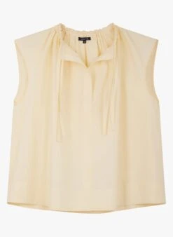 Soeur TANGER - Top En Popeline De Coton | Beige 7 Soeur TANGER - Top En Popeline De Coton | Beige -Soeur 3985012