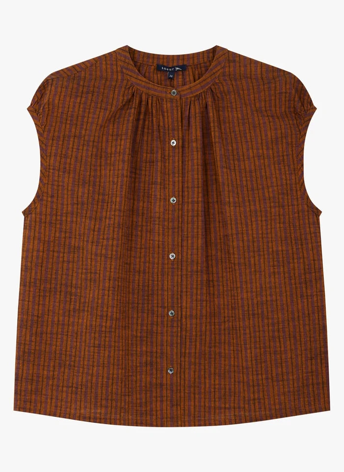 Soeur VOISINE - Top à Rayures En Coton | Multicolore 3 Soeur VOISINE - Top à Rayures En Coton | Multicolore – Image 3