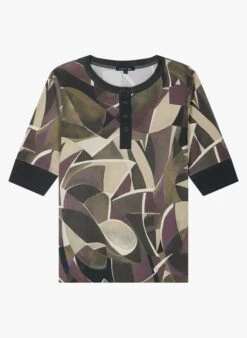 Soeur MONALISA - Tee-shirt En Jersey De Coton Imprimé | Gris -Soeur 3985043