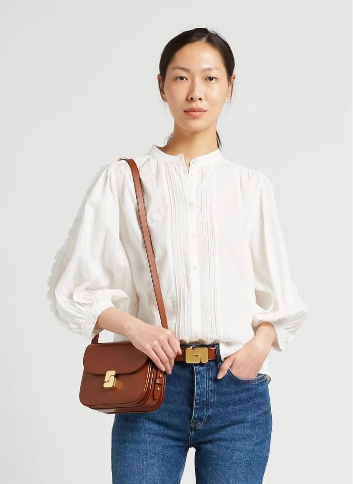 Soeur NINON - Ceinture En Cuir Glacé | Marron 3 Soeur NINON - Ceinture En Cuir Glacé | Marron – Image 3