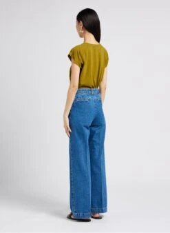 Soeur VALENTINA - Tee-shirt Col Rond Sérigraphié En Coton Mélangé | Kaki -Soeur 4009683 1