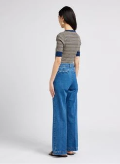 Soeur JOCONDE - Tee-shirt Col Rond Rayé En Coton | Multicolore -Soeur 4009691