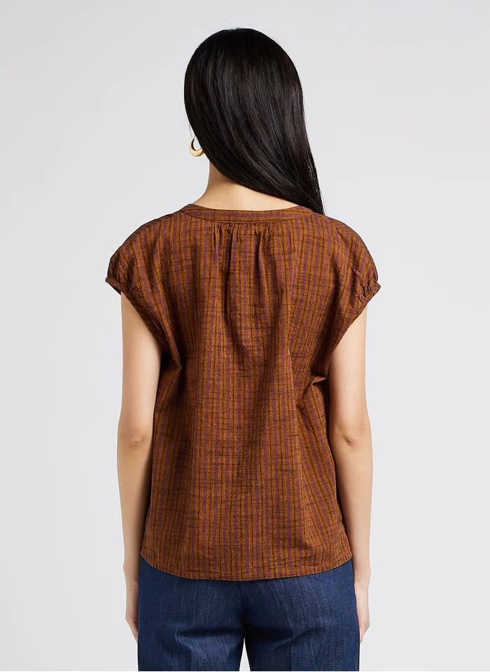 Soeur VOISINE - Top à Rayures En Coton | Multicolore 2 Soeur VOISINE - Top à Rayures En Coton | Multicolore – Image 2