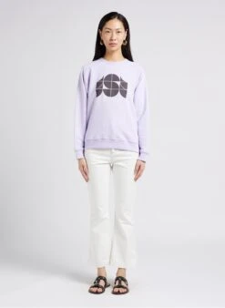 Soeur THIBAULT - Sweat Col Rond En Coton | Violet -Soeur 4009837