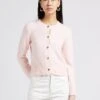 Soeur LYNE - Gilet Court Boutonné | Rose
