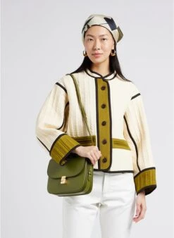 Soeur PATCHOULI - Veste Col Rond En Coton | Beige