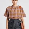 Soeur URBAINE - Blouse à Carreaux En Voile De Coton | Multicolore