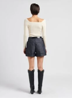 Soeur UOMO - Short Large En Coton Denim | Jean Brut -Soeur 4033242