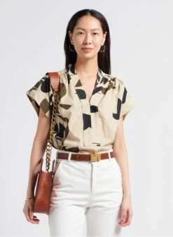 Soeur MADAGASCARD - Top En Popeline Imprimée | Multicolore