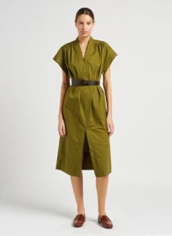 Soeur MARTINIQUE - Robe Midi En Popeline De Coton | Vert 10 Soeur MARTINIQUE - Robe Midi En Popeline De Coton | Vert -Soeur 4043816