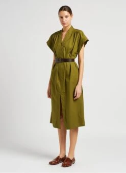 Soeur MARTINIQUE - Robe Midi En Popeline De Coton | Vert 9 Soeur MARTINIQUE - Robe Midi En Popeline De Coton | Vert -Soeur 4043818