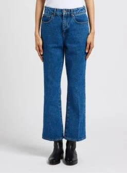 Soeur FRANCISCO - Jean Flare En Coton | Jean Délavé