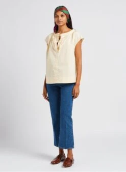 Soeur TANGER - Top En Popeline De Coton | Beige 8 Soeur TANGER - Top En Popeline De Coton | Beige -Soeur 4047361