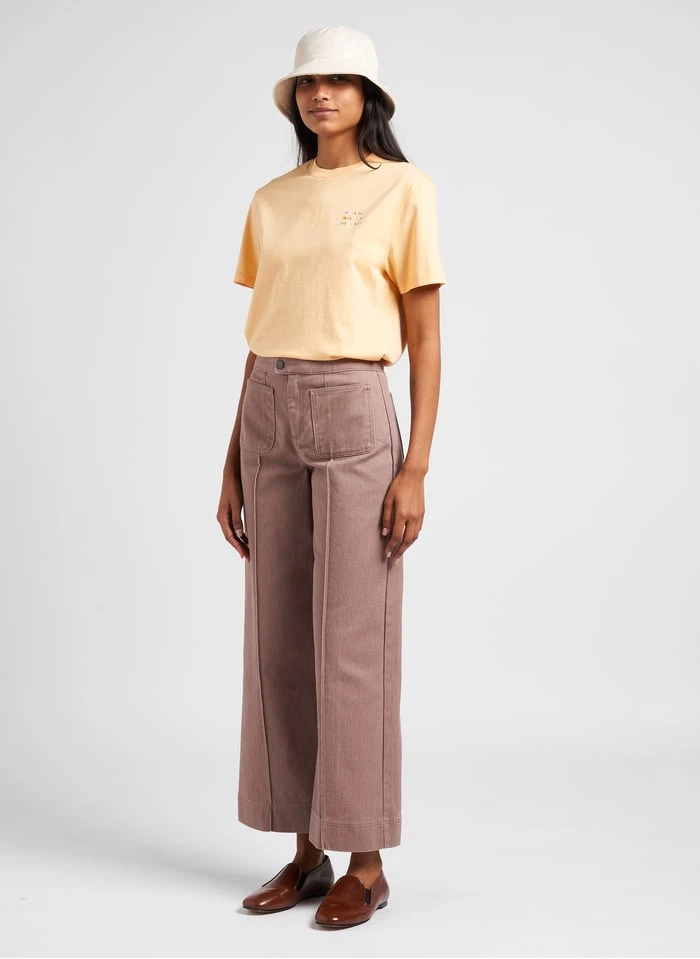 Soeur HARRY - Jean Large 7/8ème | Violet 7 Soeur HARRY - Jean Large 7/8ème | Violet – Image 7