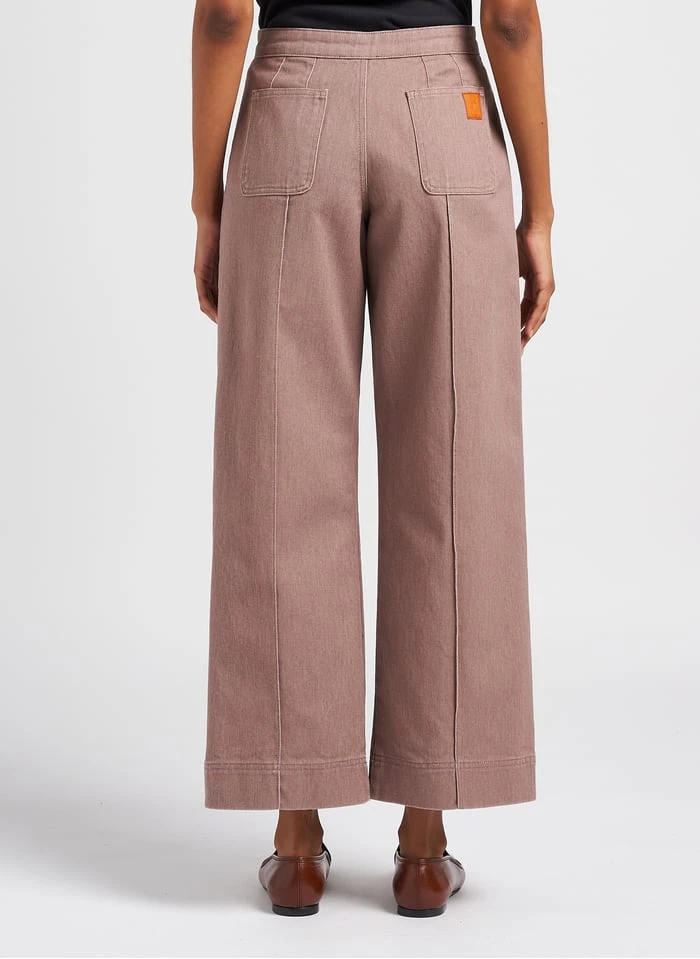 Soeur HARRY - Jean Large 7/8ème | Violet 2 Soeur HARRY - Jean Large 7/8ème | Violet – Image 2