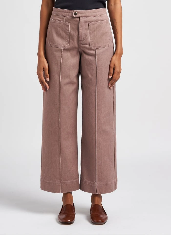 Soeur HARRY - Jean Large 7/8ème | Violet 1 Soeur HARRY - Jean Large 7/8ème | Violet