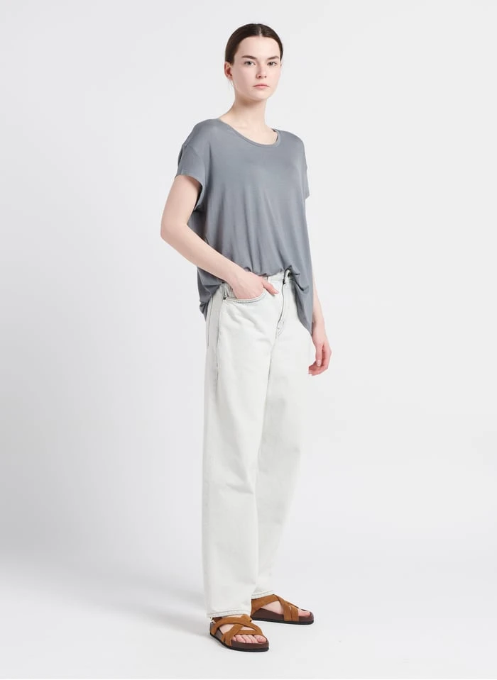 Soeur TULSA - Sandales Plates En Cuir Velours | Blanc 5 Soeur TULSA - Sandales Plates En Cuir Velours | Blanc – Image 5