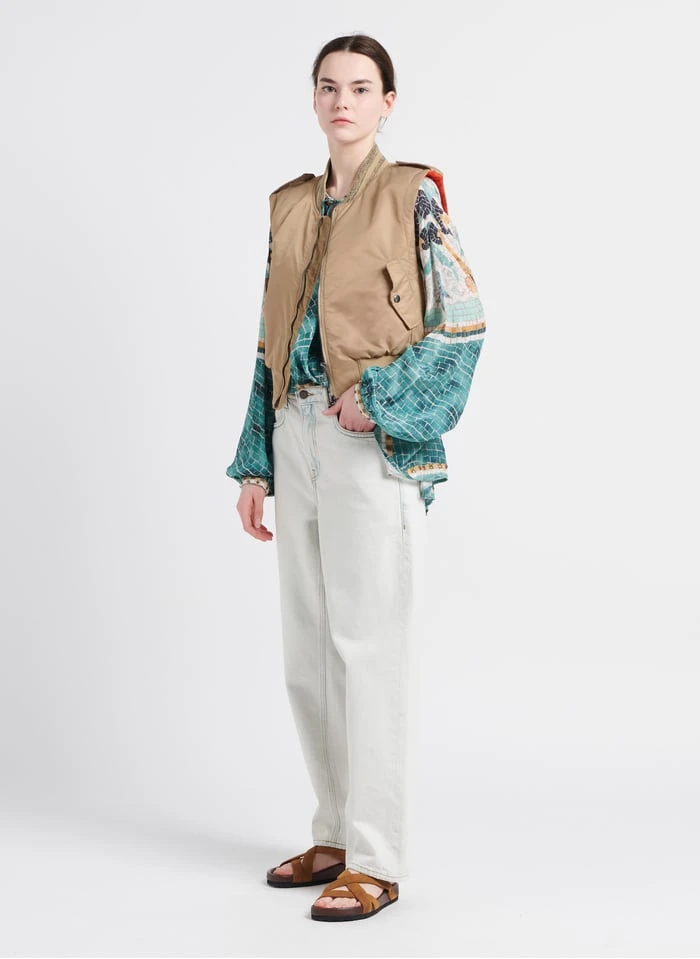 Soeur TULSA - Sandales Plates En Cuir Velours | Blanc 9 Soeur TULSA - Sandales Plates En Cuir Velours | Blanc – Image 9