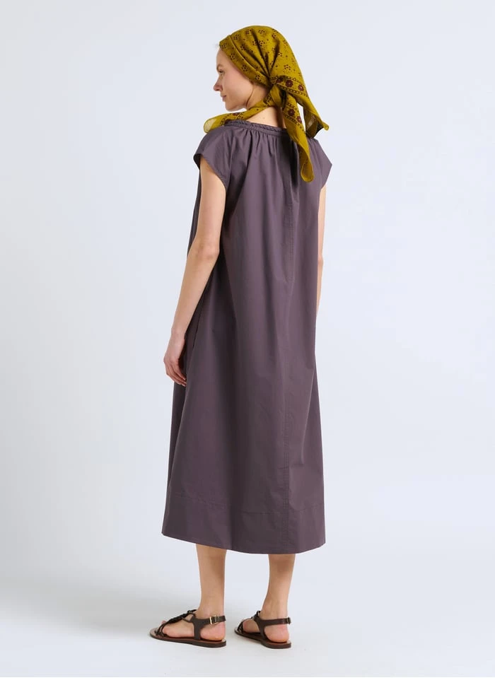 Soeur TAMARIS - Robe Midi En Popeline De Coton | Gris 2 Soeur TAMARIS - Robe Midi En Popeline De Coton | Gris – Image 2