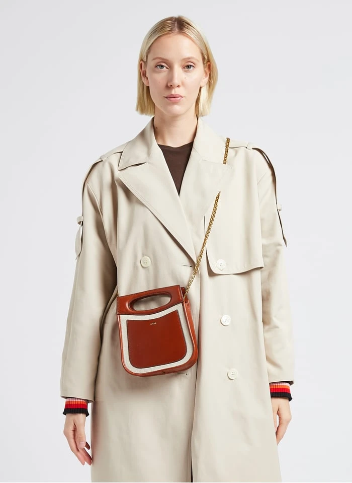 Soeur CHERI MINI - Mini Sac En Cuir Et Toile | Multicolore 2 Soeur CHERI MINI - Mini Sac En Cuir Et Toile | Multicolore – Image 2