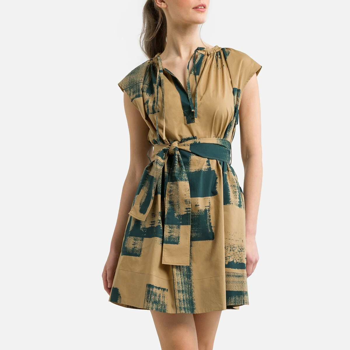 Soeur Robe évasée Courte Sans Manches TELLA 1 Soeur Robe évasée Courte Sans Manches TELLA