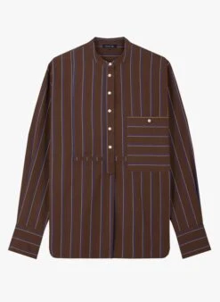 Soeur SEVILLE - Top Col Mao En Coton | Multicolore -Soeur 4105656