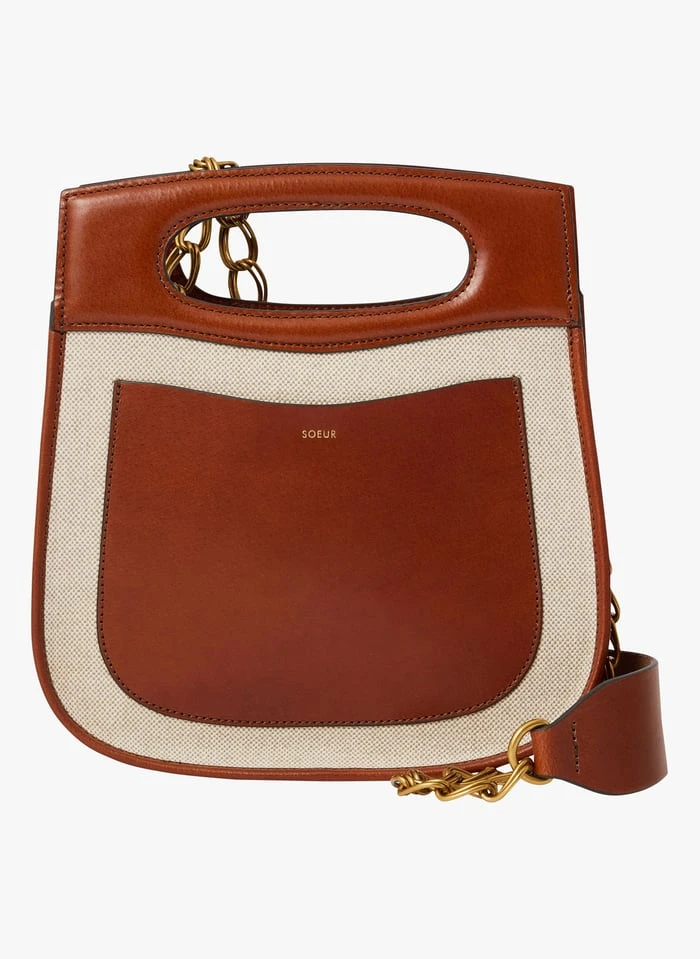 Soeur CHERI - Sac Bandoulière Bi Matière | Multicolore 1 Soeur CHERI - Sac Bandoulière Bi Matière | Multicolore