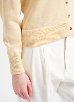 Soeur TITA - Cardigan Col Rond En Coton | Beige -Soeur 4128468