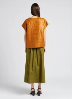 Soeur UZES - Top Ample Col V En Lin | Marron -Soeur 4151908