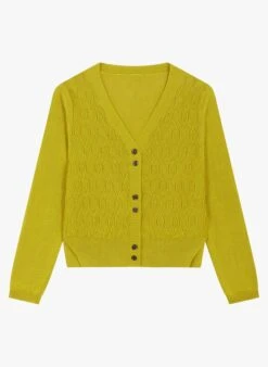 Soeur UNDER - Cardigan En Maille | Jaune -Soeur 4152156
