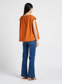 Soeur TANGER - Top En Popeline De Coton | Orange 13 Soeur TANGER - Top En Popeline De Coton | Orange -Soeur 4156375