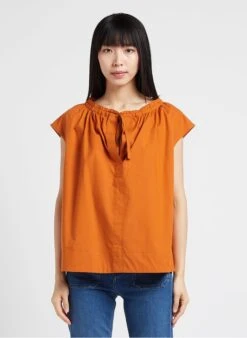 Soeur TANGER - Top En Popeline De Coton | Orange
