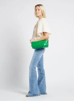 LE NEW SOHNA - Sac Bandoulière En Cuir | Vert -Soeur 4170356