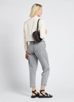 LA LILI ROCK - Sac Banane En Cuir | Noir -Soeur 4170623