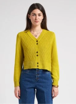 Soeur UNDER - Cardigan En Maille | Jaune